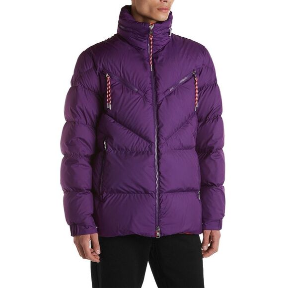Moncler Mens Katmai Padded Down Jacket 5 / XL Purple - NWT $1980 - Picture 1 of 5